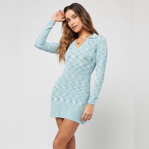 L*Space | Aria Blue Mini Dress NWT